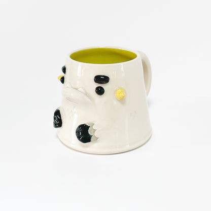 White Monster Mug 9
