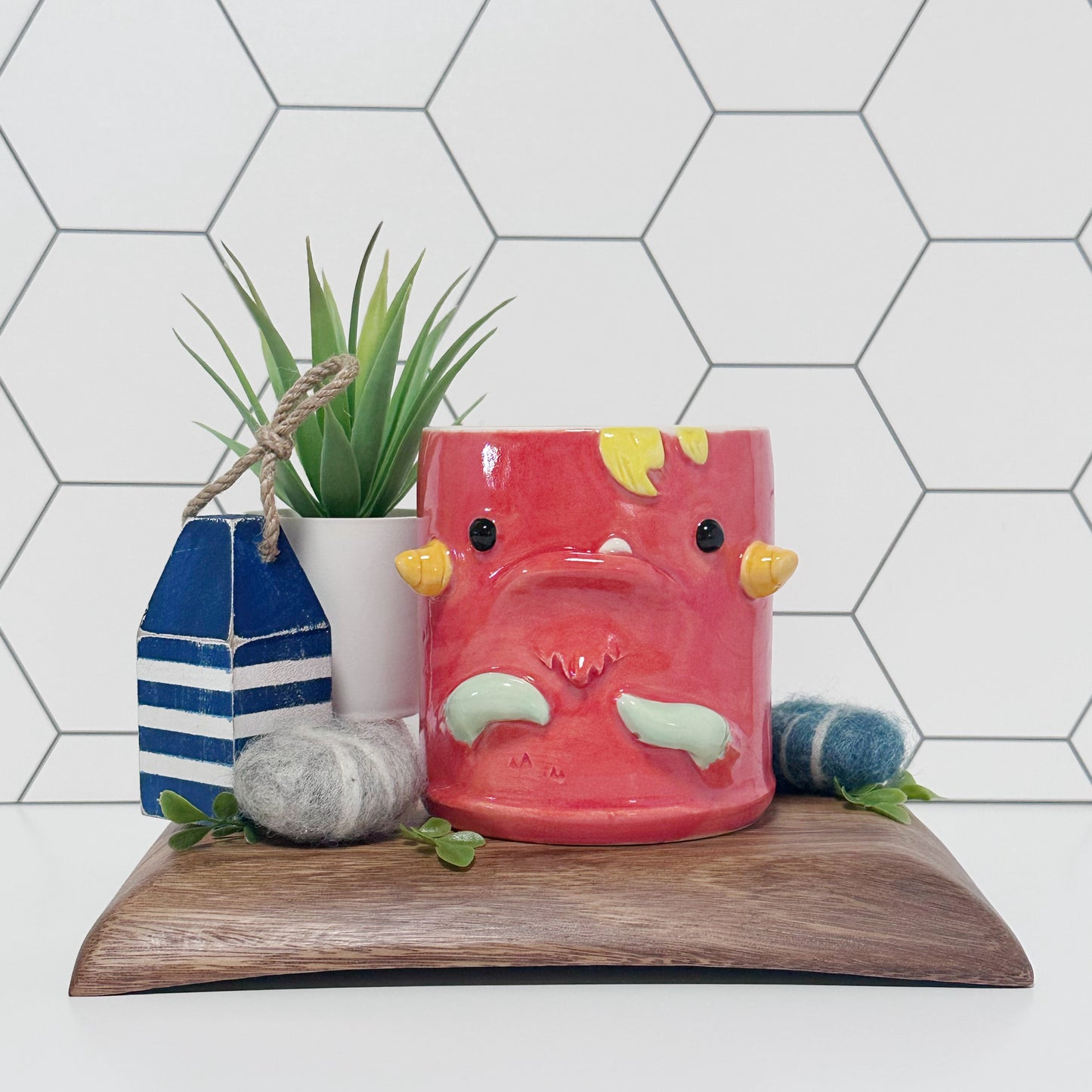 Red Monster Mug 8