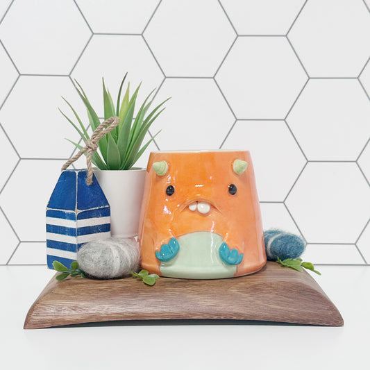 Dark Orange Monster Mug 14