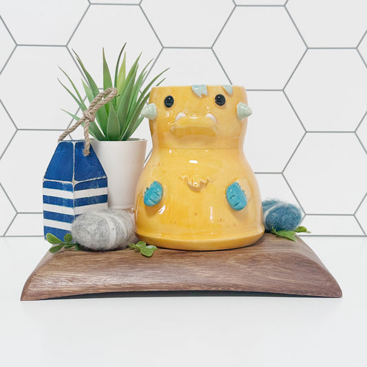 Light Orange Monster Mug 6