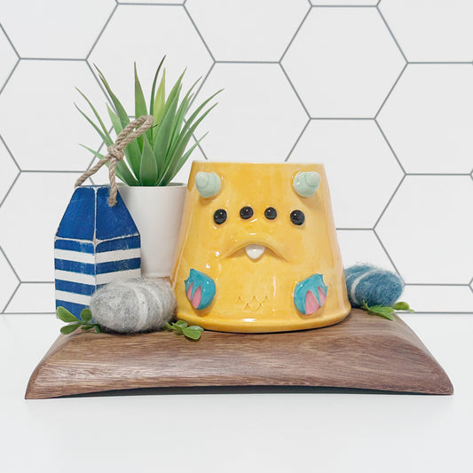 Light Orange Monster Mug 9