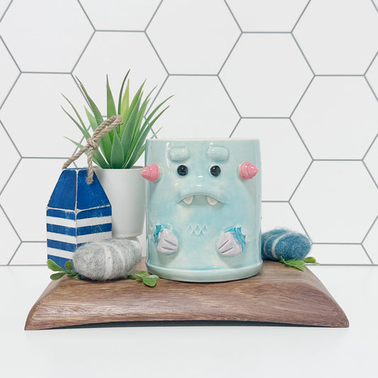 Light Blue Monster Mug 7