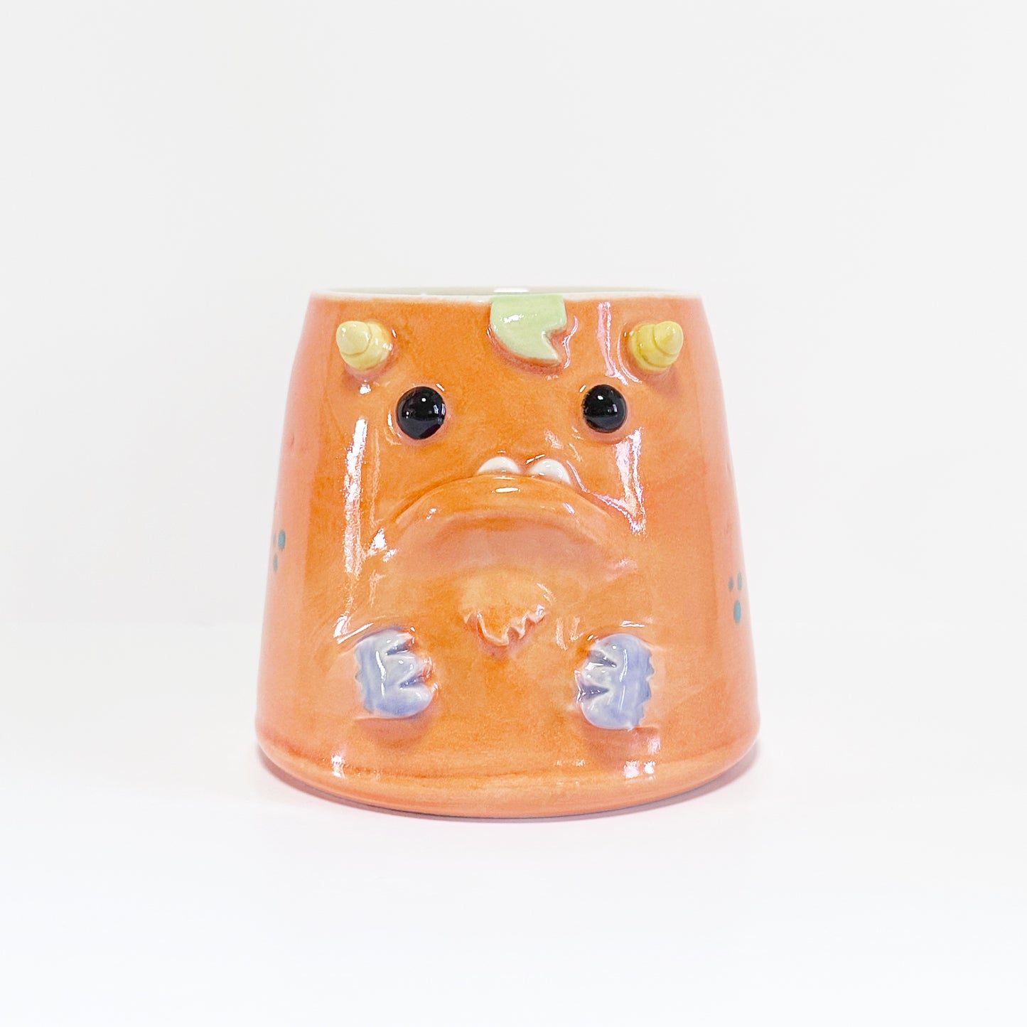Dark Orange Monster Mug 13