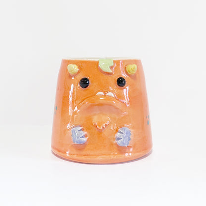 Dark Orange Monster Mug 13