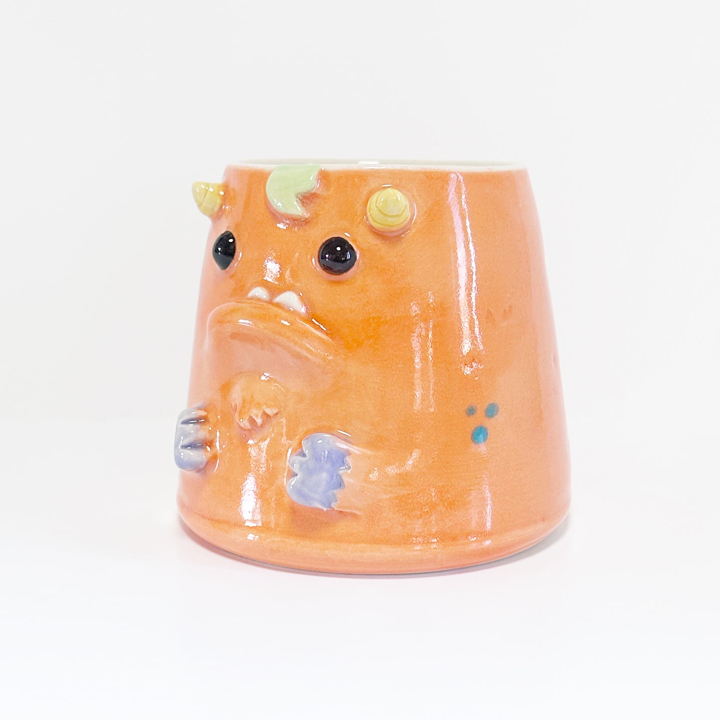 Dark Orange Monster Mug 13