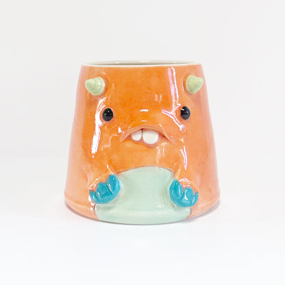 Dark Orange Monster Mug 14