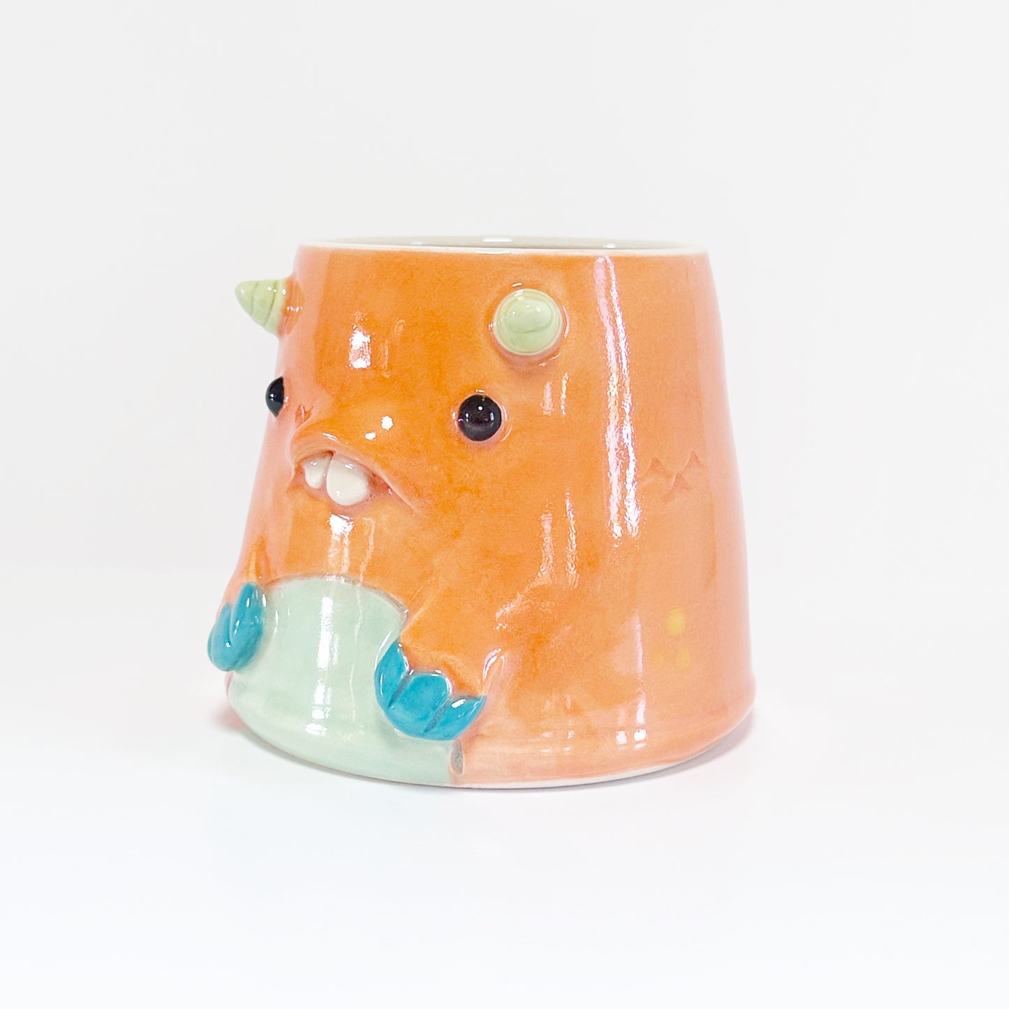 Dark Orange Monster Mug 14