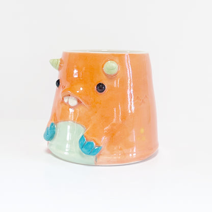 Dark Orange Monster Mug 14