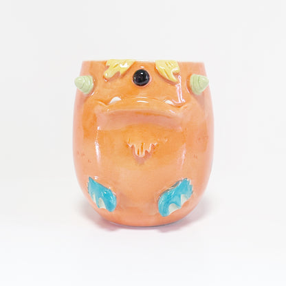 Dark Orange Monster Mug 4