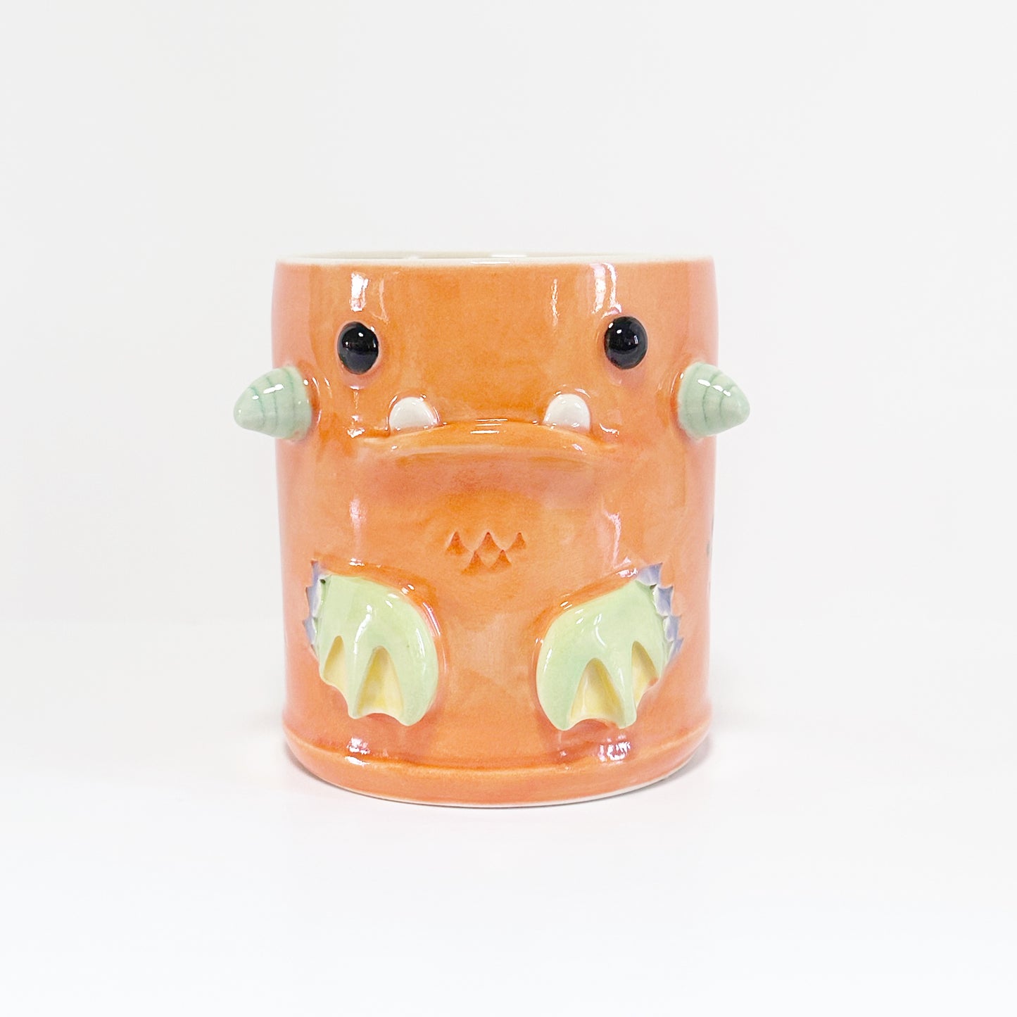 Dark Orange Monster Mug 9
