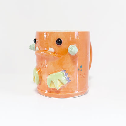 Dark Orange Monster Mug 9