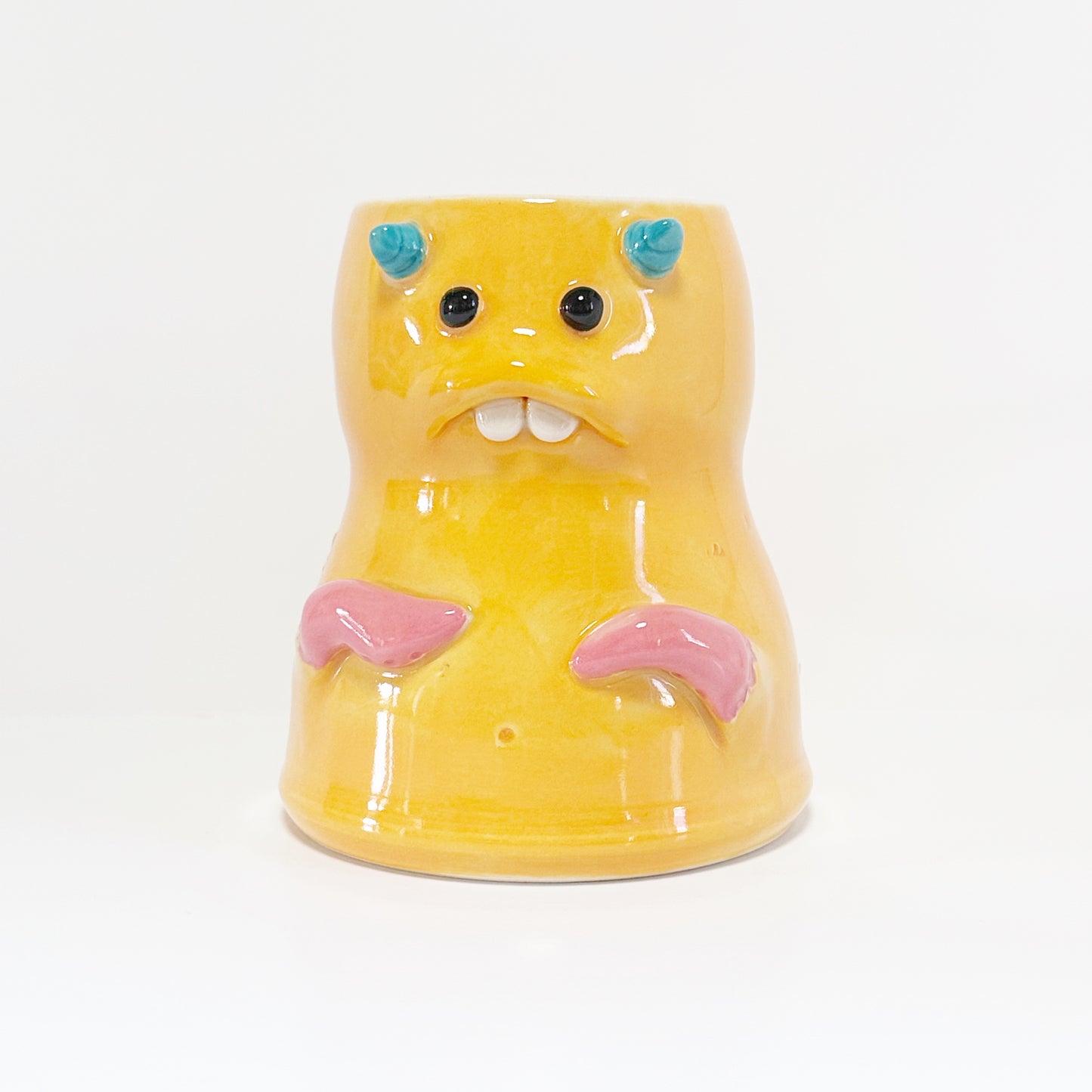 Light Orange Monster Mug 5