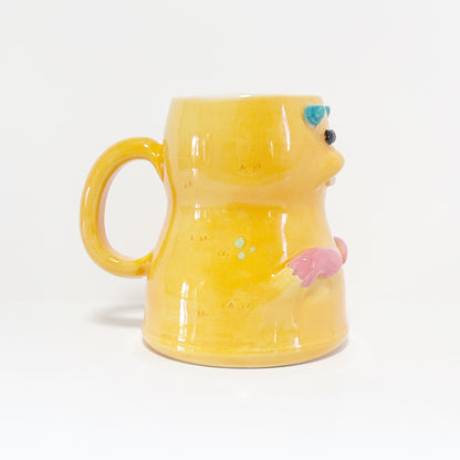 Light Orange Monster Mug 5
