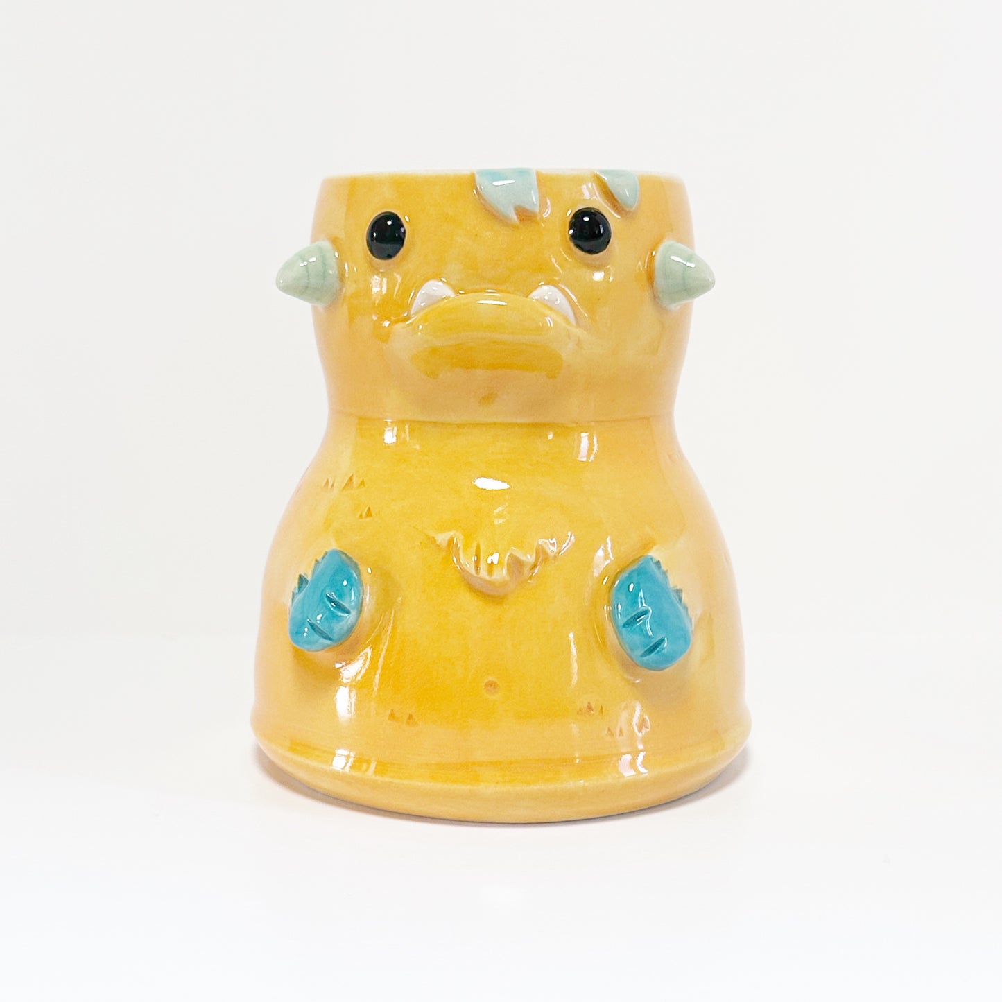 Light Orange Monster Mug 6