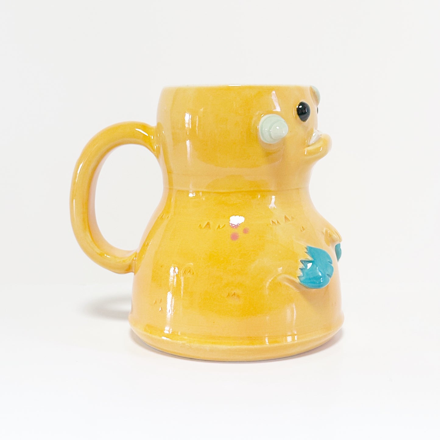 Light Orange Monster Mug 6