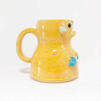 Light Orange Monster Mug 6