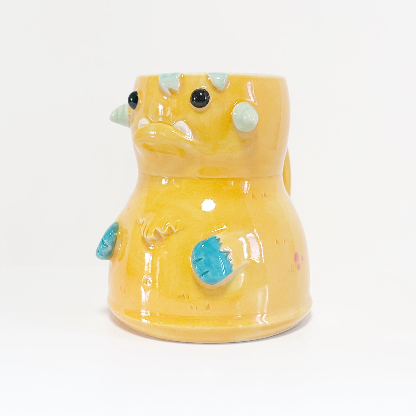 Light Orange Monster Mug 6