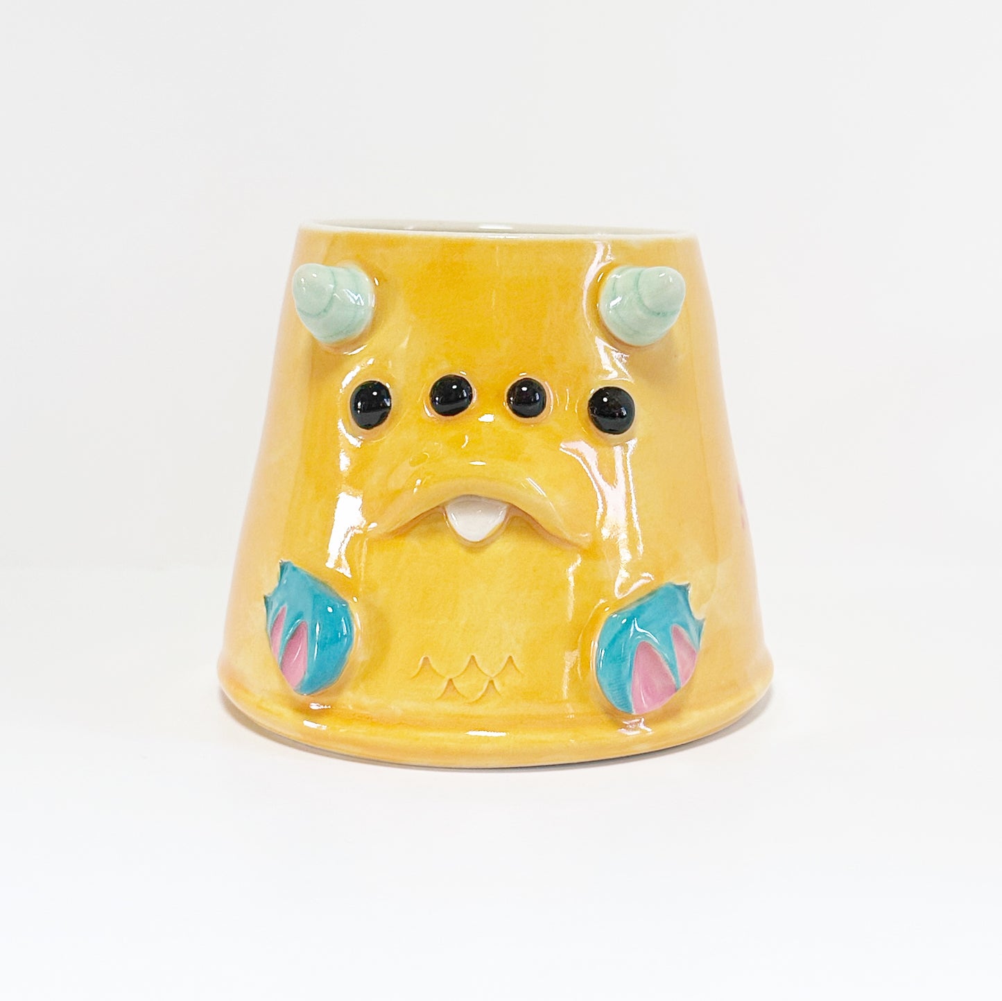 Light Orange Monster Mug 9