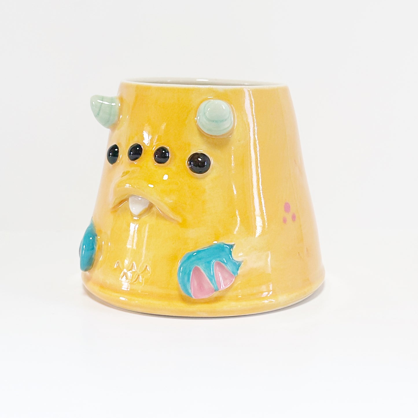 Light Orange Monster Mug 9