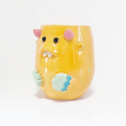 Light Orange Monster Mug 3