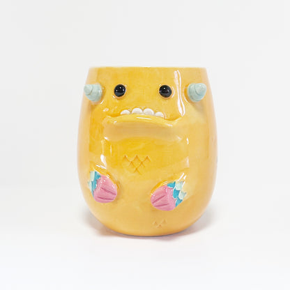 Light Orange Monster Mug 4