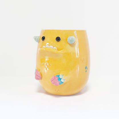 Light Orange Monster Mug 4