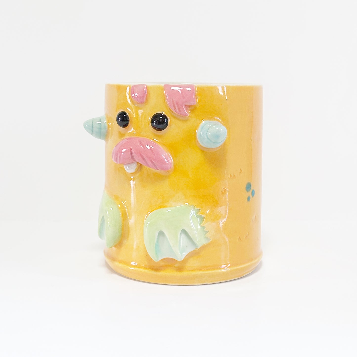 Light Orange Monster Mug 13