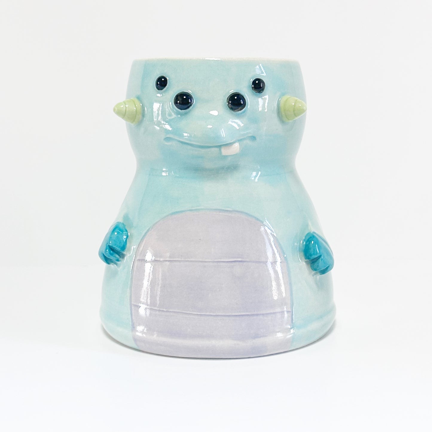 Light Blue Monster Mug 1