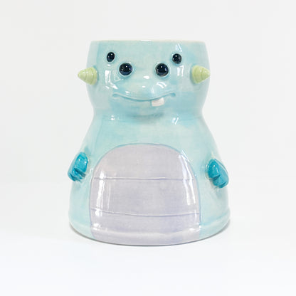 Light Blue Monster Mug 1