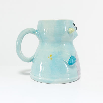 Light Blue Monster Mug 1