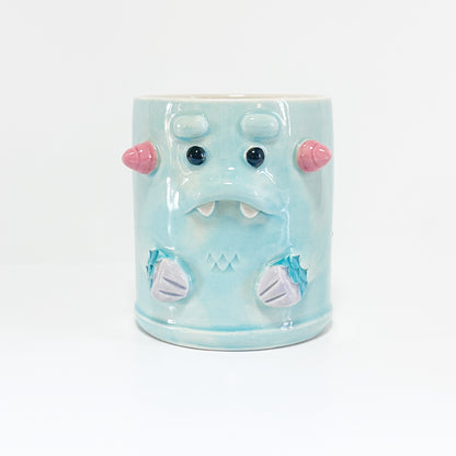 Light Blue Monster Mug 7