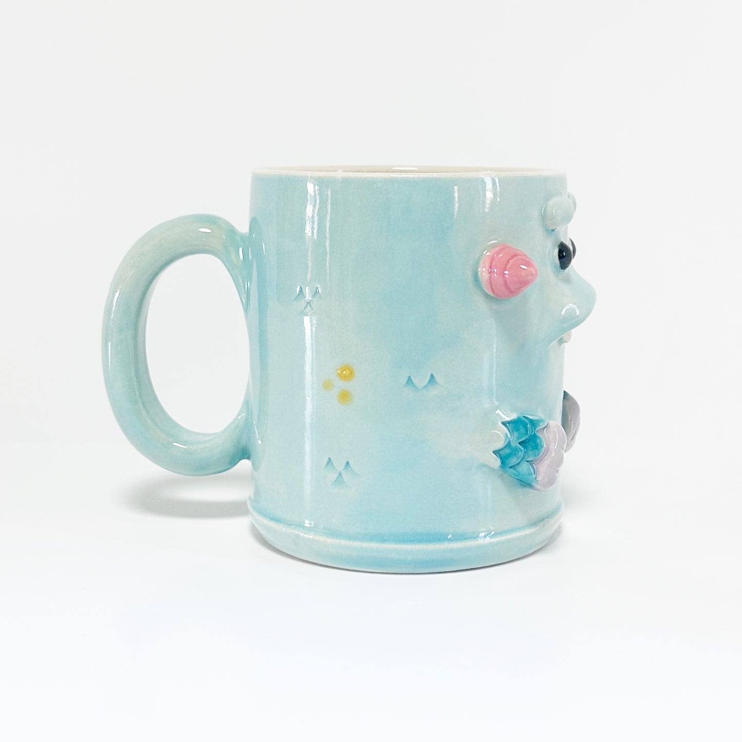 Light Blue Monster Mug 7