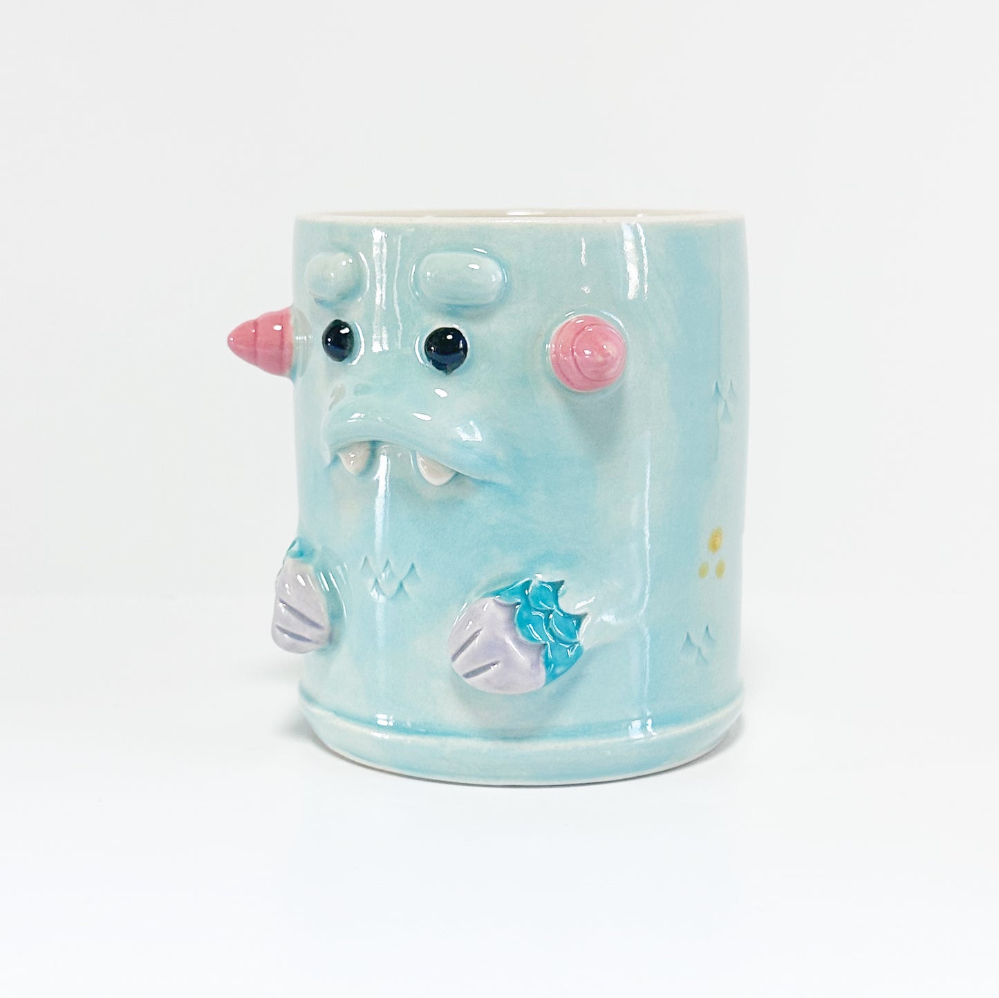 Light Blue Monster Mug 7