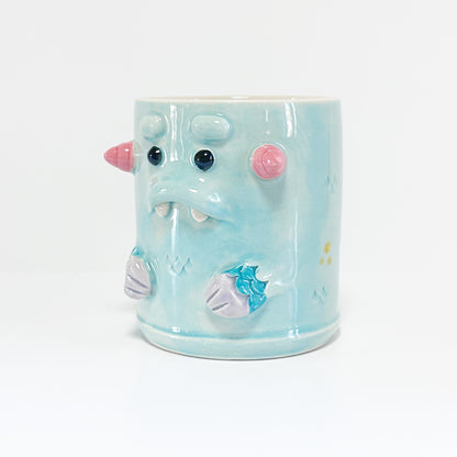 Light Blue Monster Mug 7