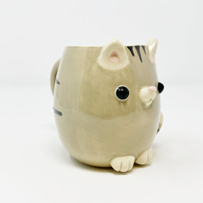 Limited Edition Grey Tabby Cat Mug