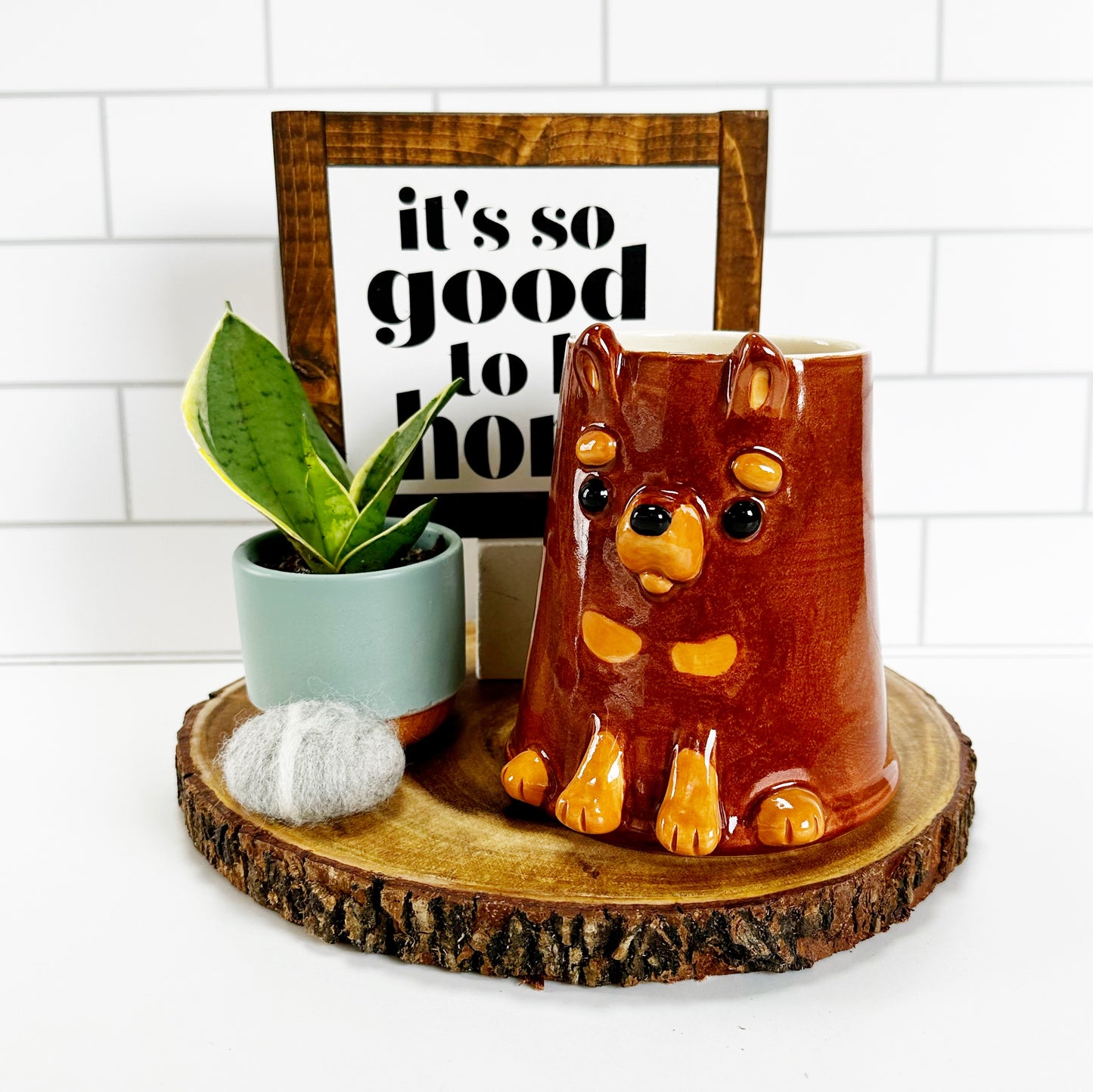 Second Sale Chocolate Doberman Mug