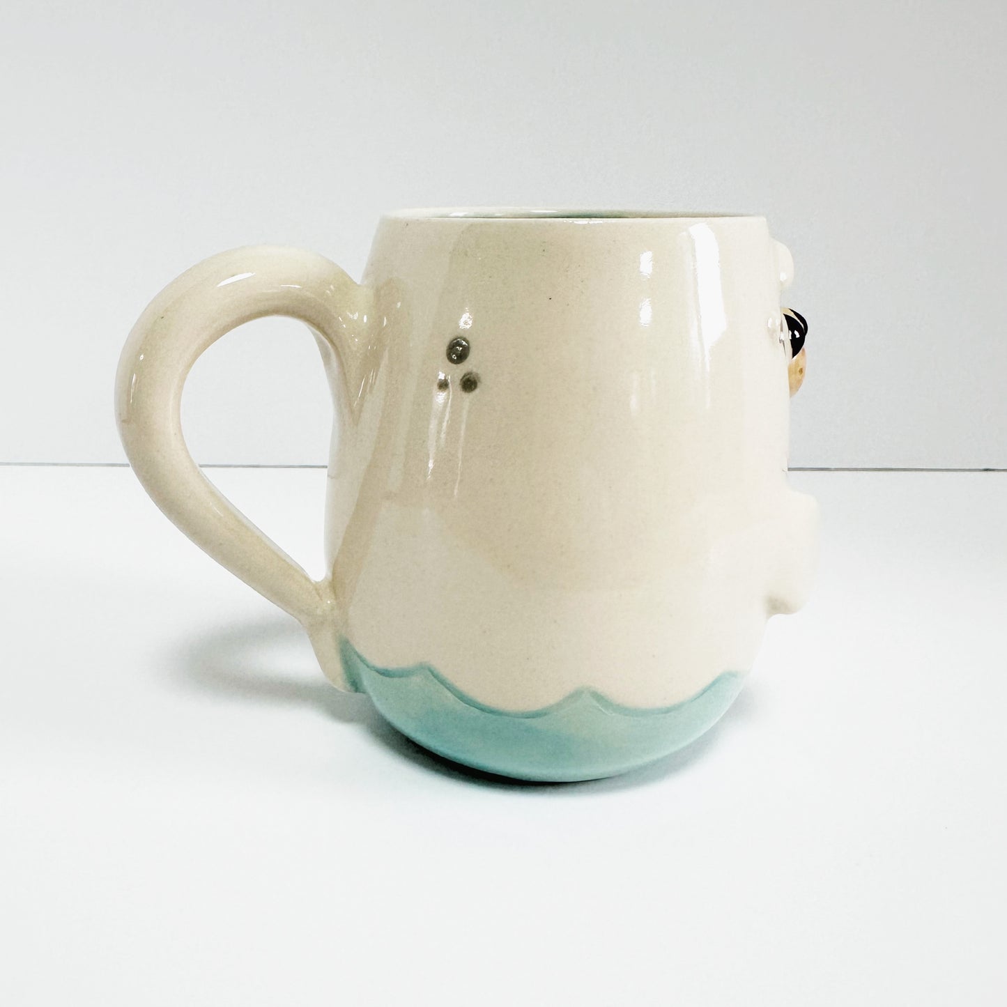 SECONDS Seal Mug, bottom flaw