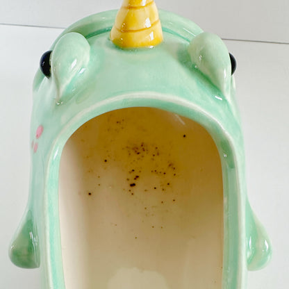 SECONDS Large Narwhal Planter