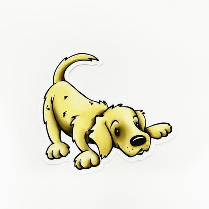 Golden Retriever Die Cut Sticker