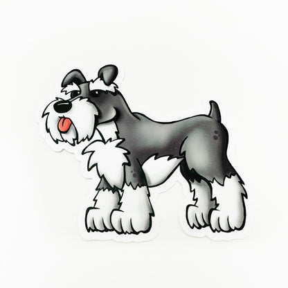 Schnauzer Die Cut Sticker