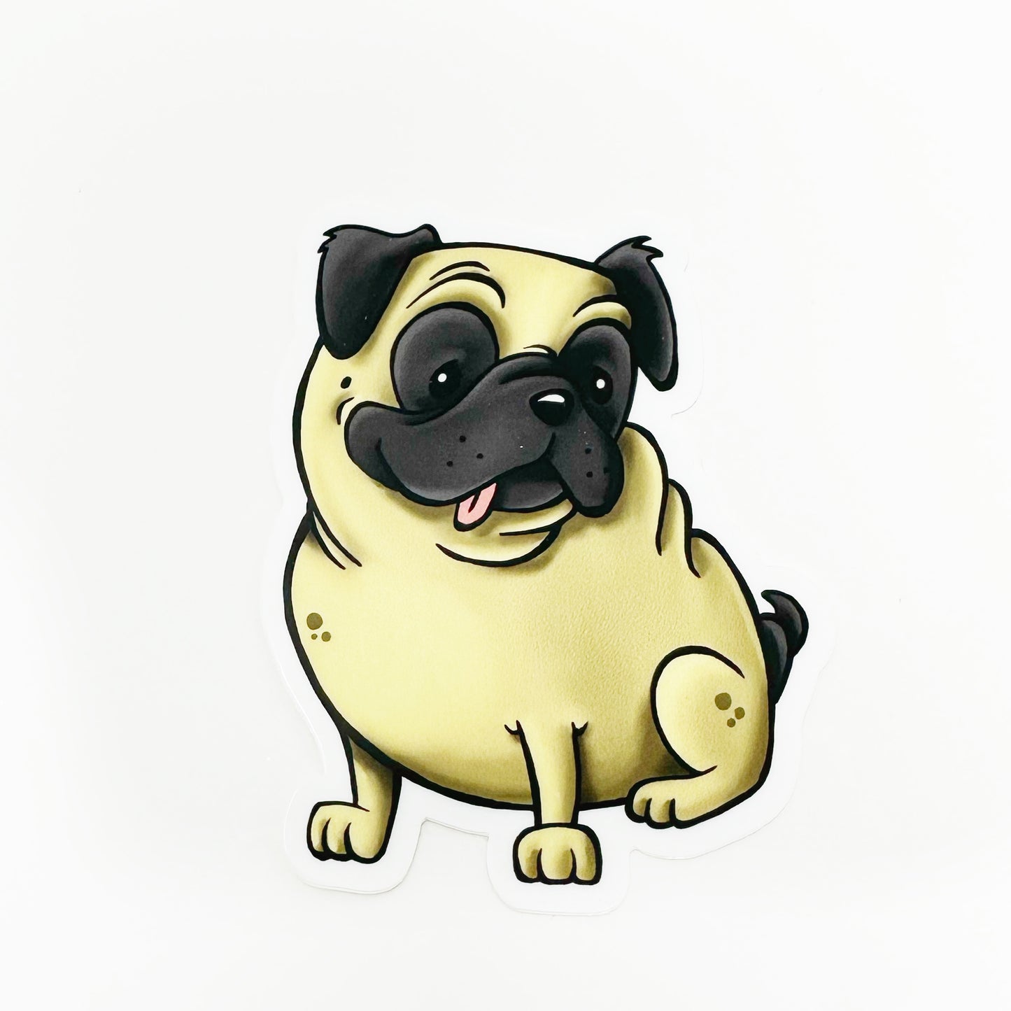 Pug Die Cut Sticker