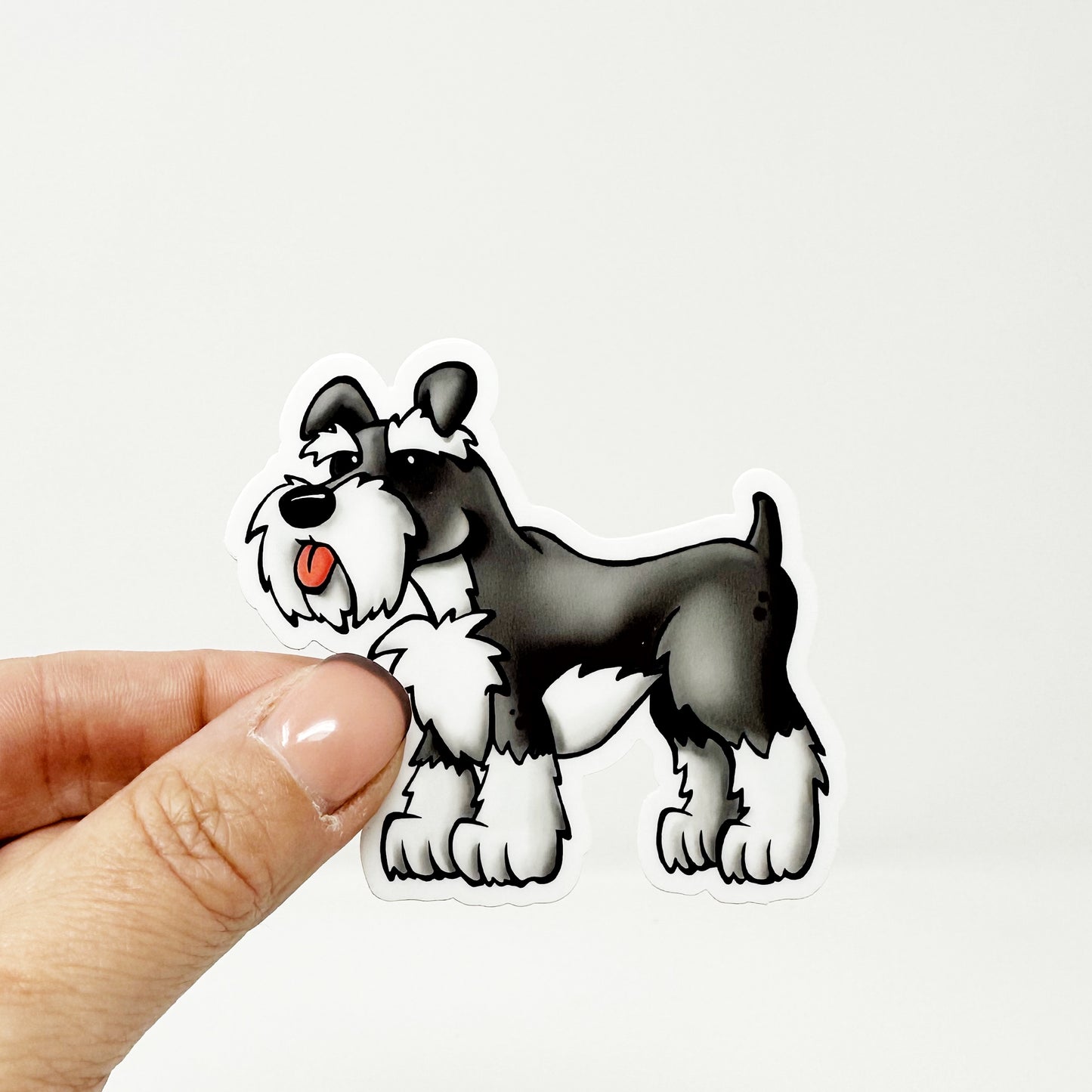 Schnauzer Die Cut Sticker