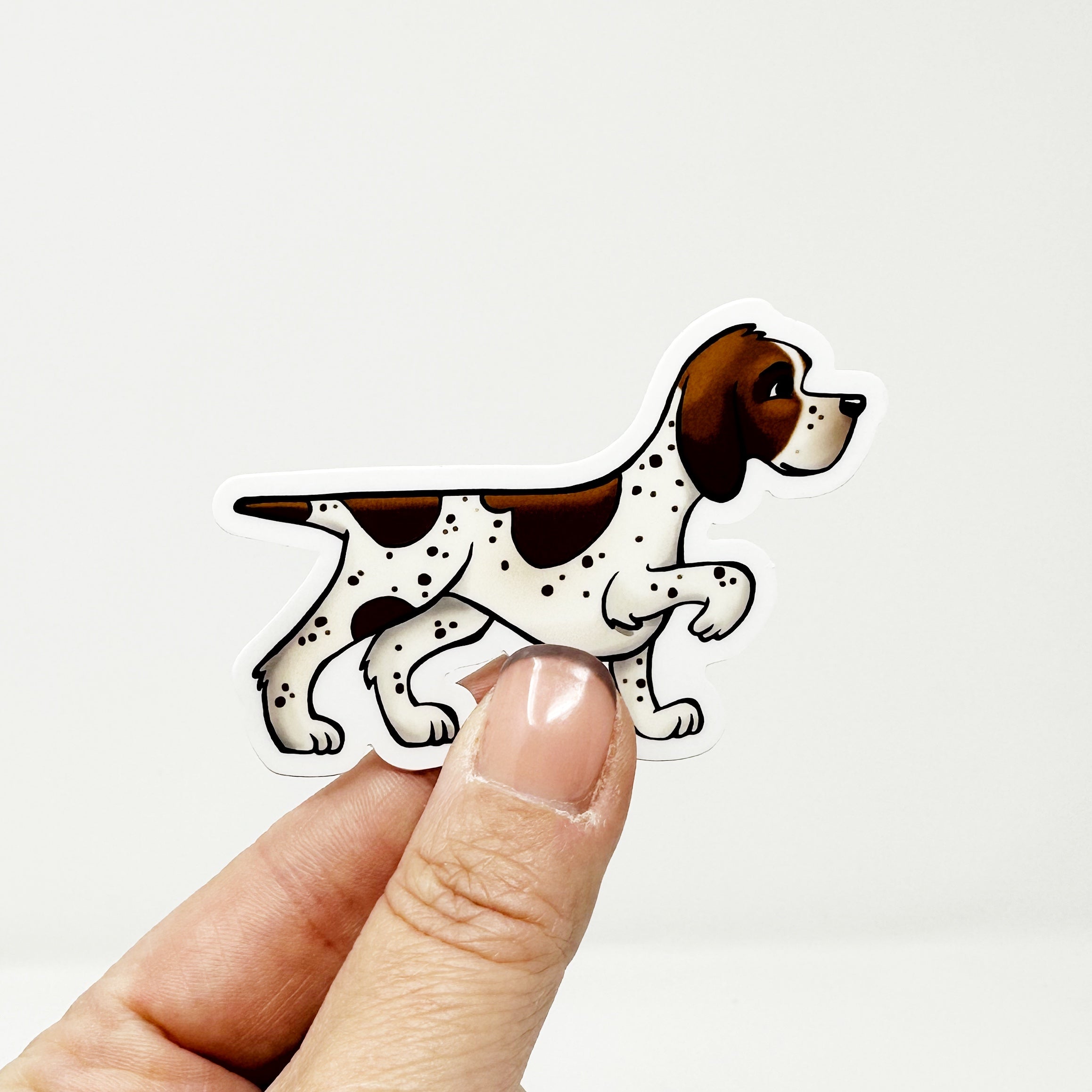 English Pointer Die Cut Sticker – Salty Sea Dog Designs