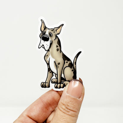 Great Dane Die Cut Sticker