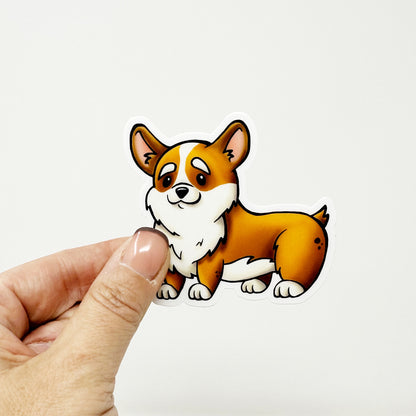 Corgi Die Cut Sticker