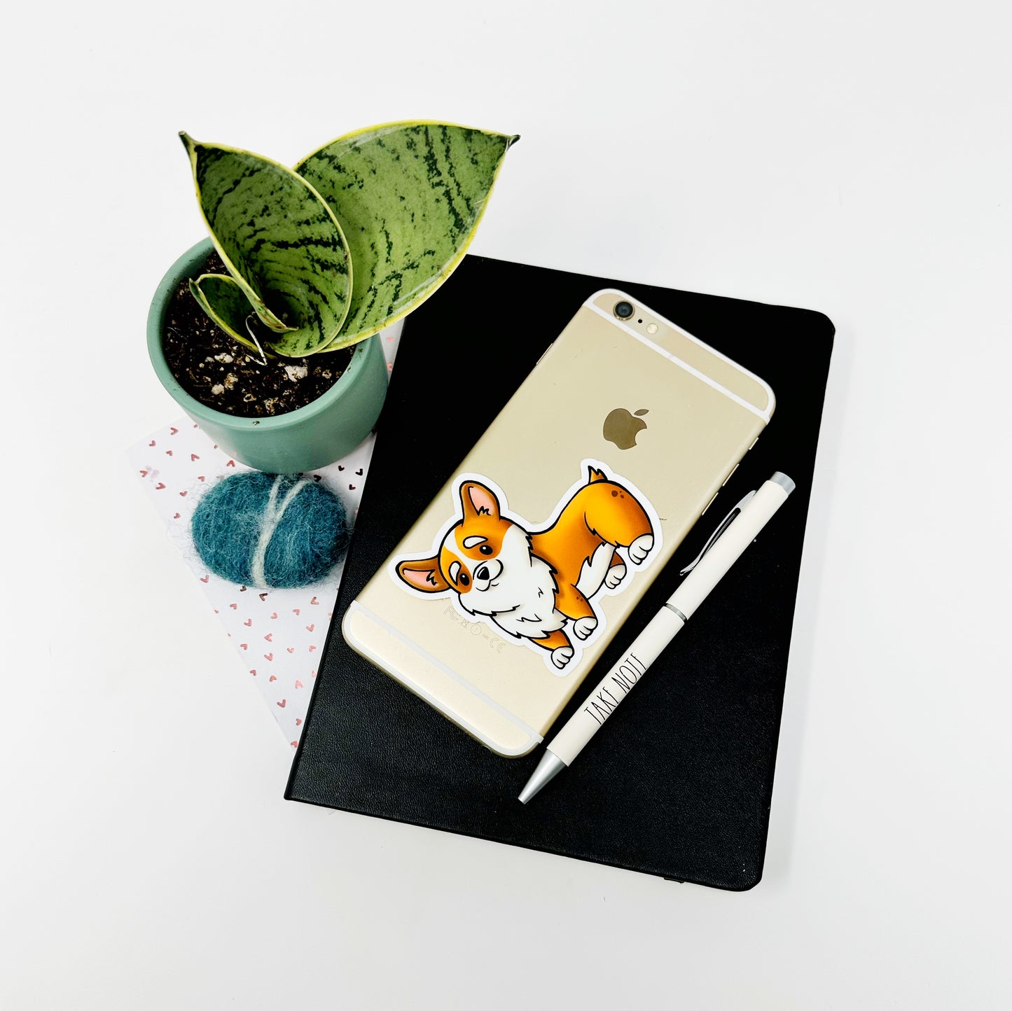 Corgi Die Cut Sticker