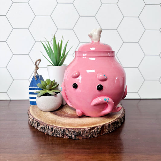 Octopus Lidded Jar