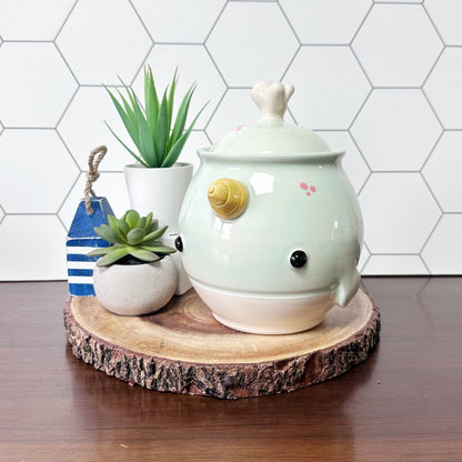 Narwhal Lidded Jar