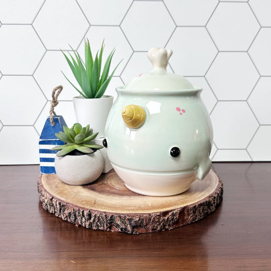 Narwhal Lidded Jar