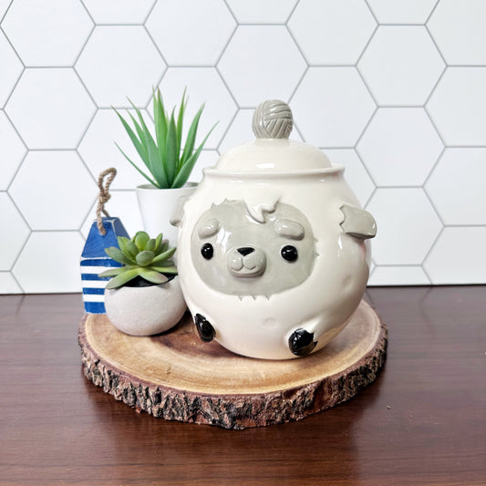 Sheep Lidded Jar